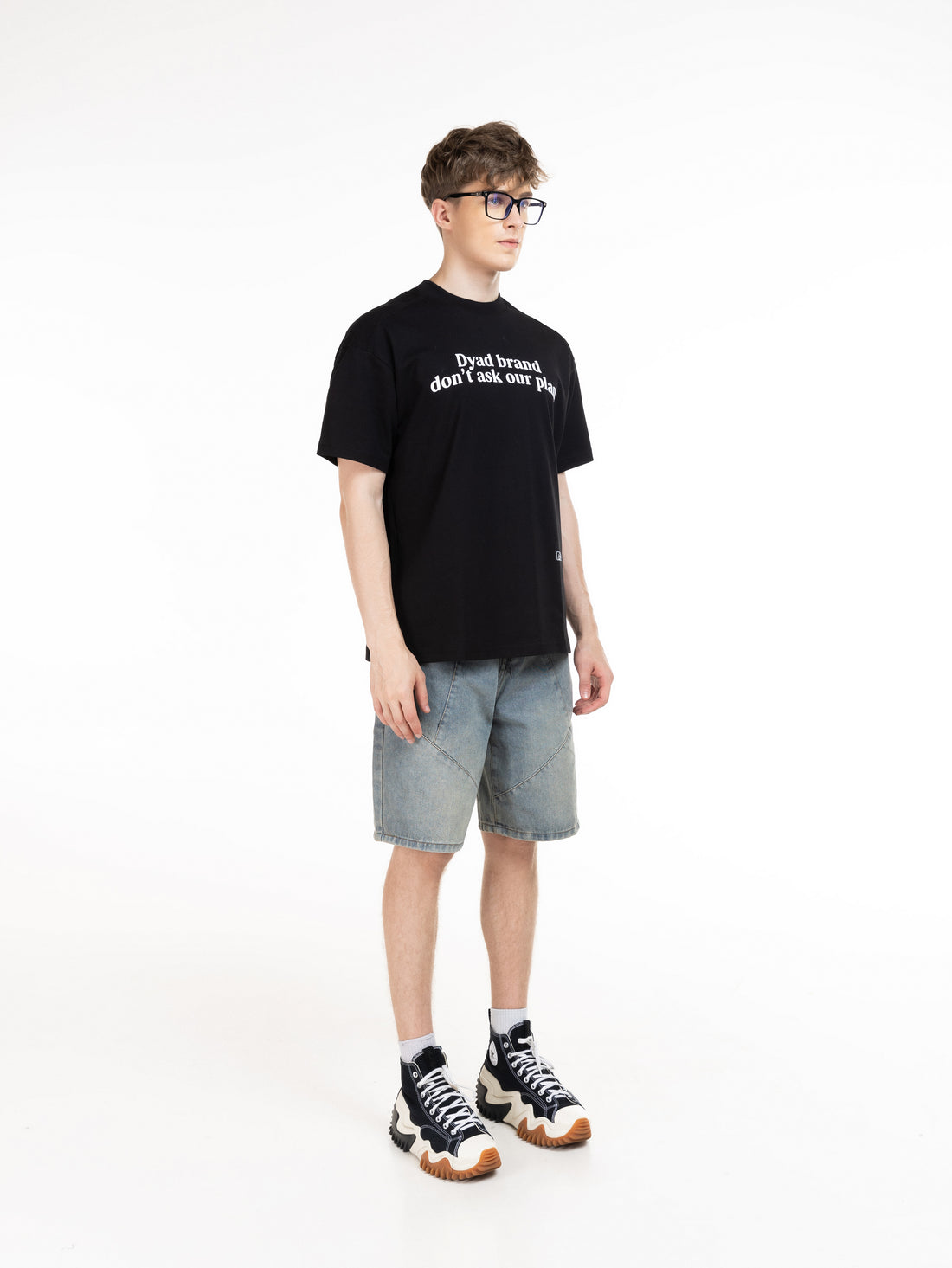 DYAD Boxy T-shirt with raised print DYAD